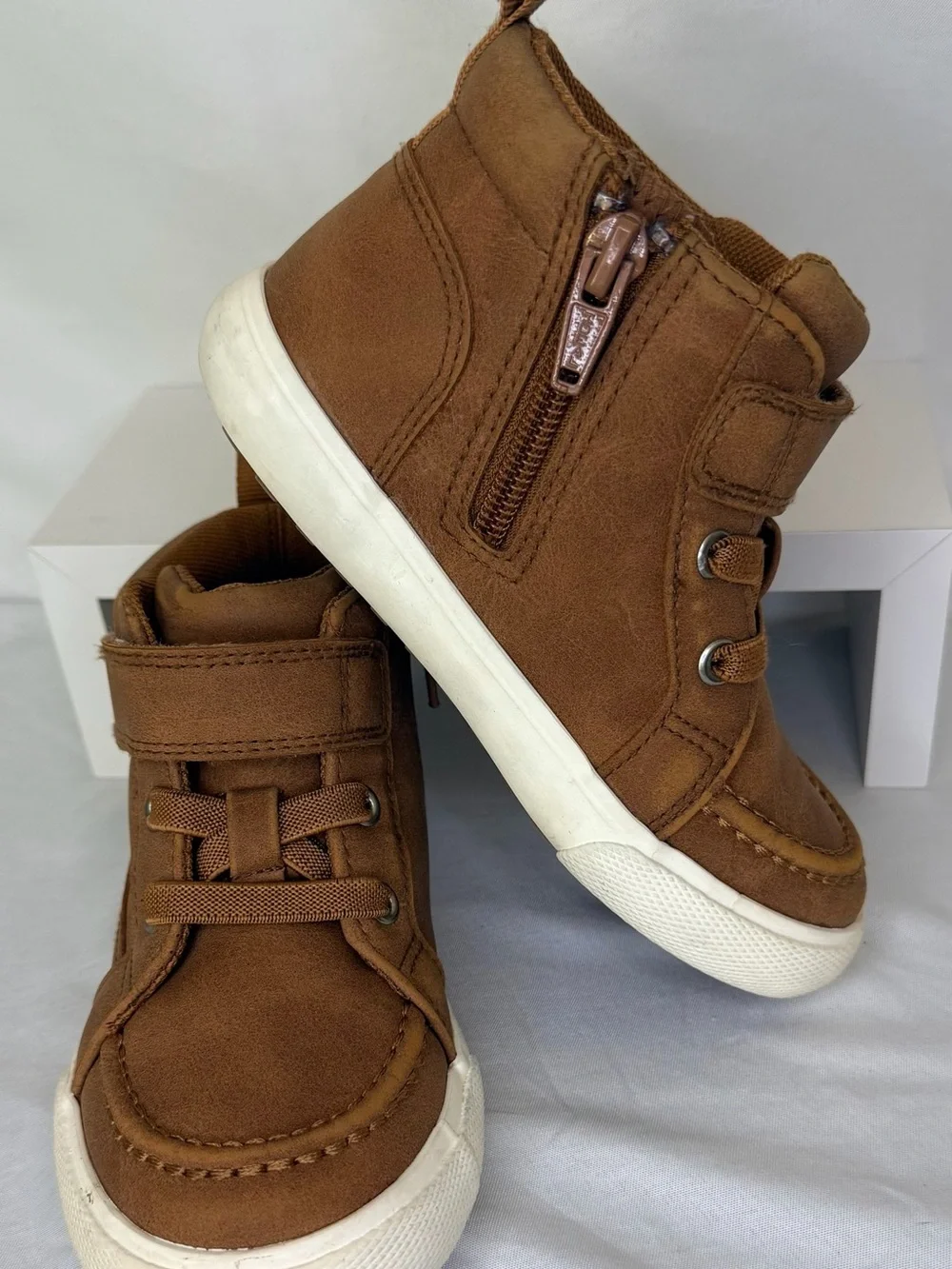 wonder nation Brown High-Top Kids Boots